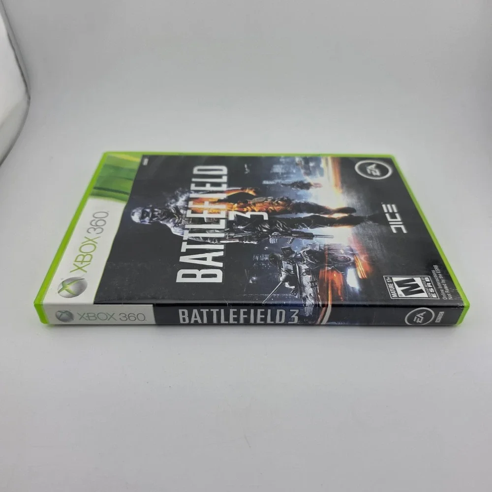 Battlefield 3 Xbox 360 EA 2-Disc Set Green Case Good No Manual‎ Fair